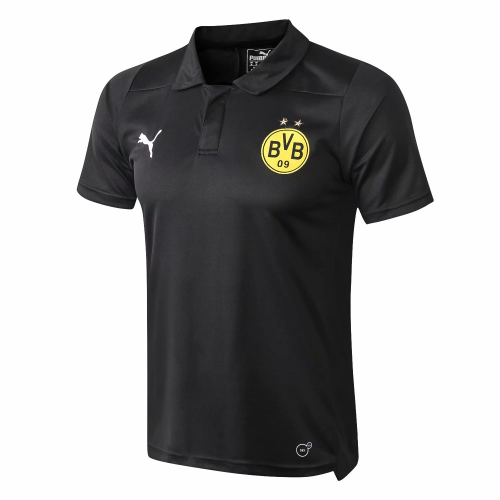 Dortmund 18/19 Polo Jersey Shirt Black